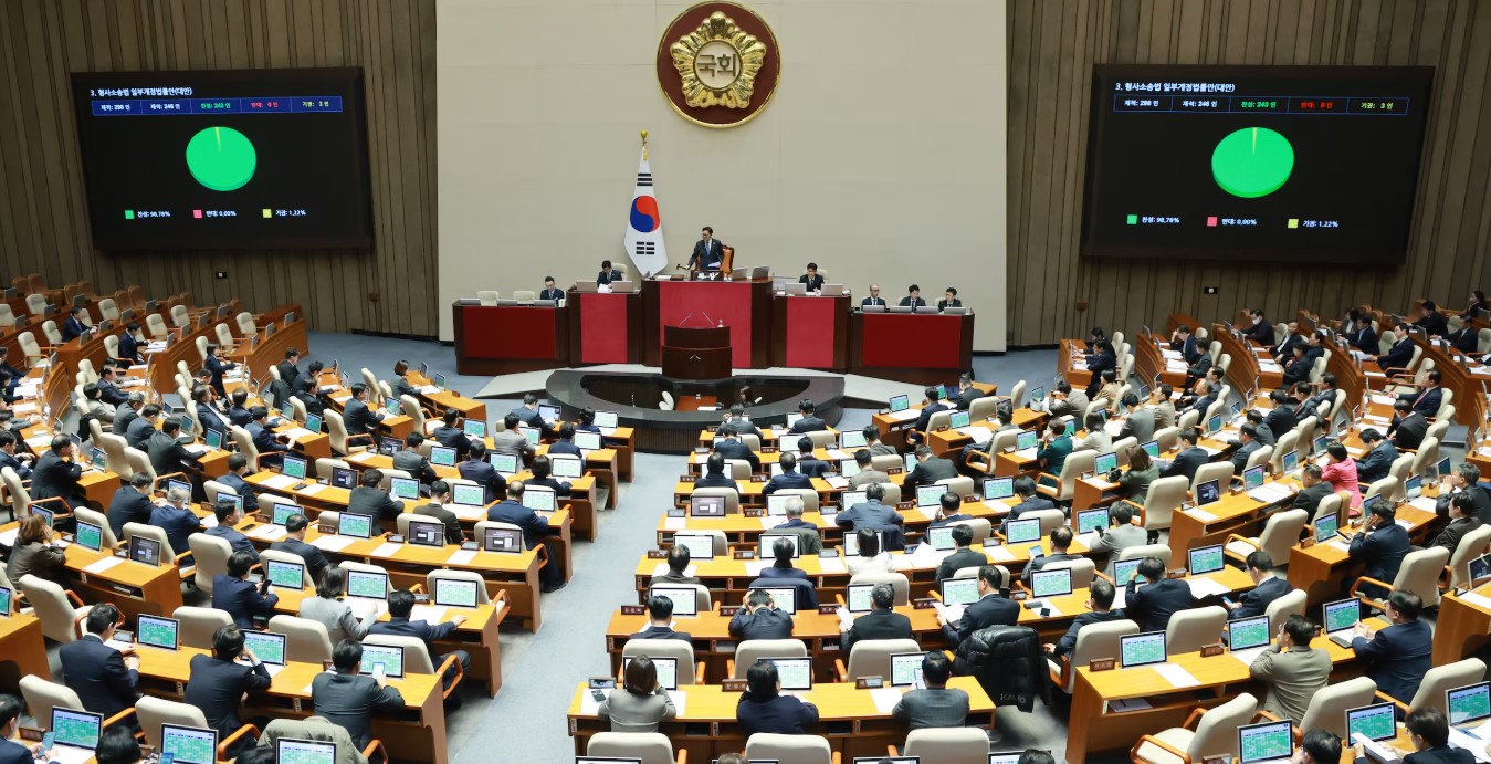 韩国国会近日通过包括79项法案在内的议案 韩国国会近日通过包括79项法案在内的议案